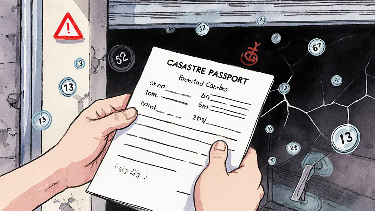 Разница между документальной и реальной площадью гаража, числа парят в воздухе, стены трескаются.