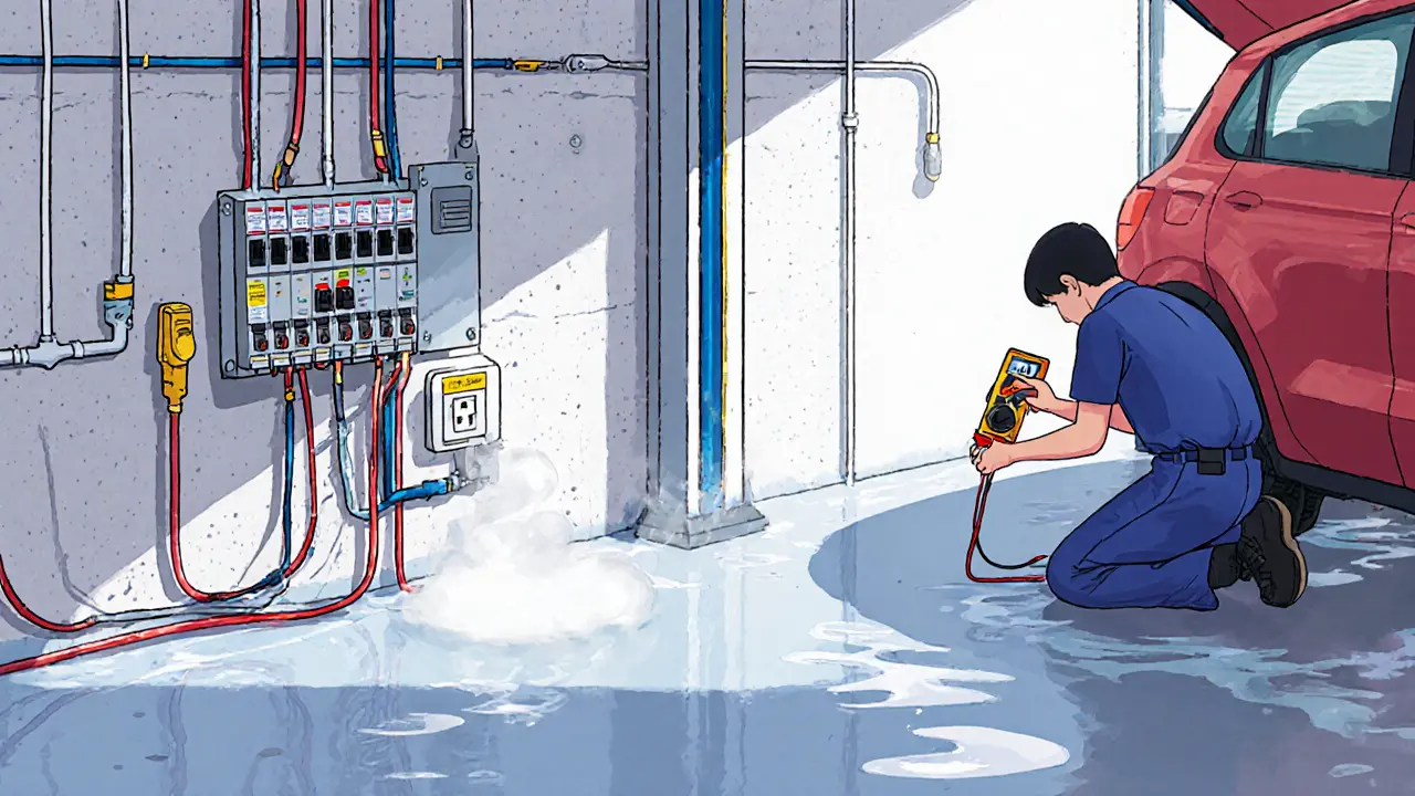 Электропроводка в гараже: как сделать безопасно, схема, нагрузка и защита по ПУЭ