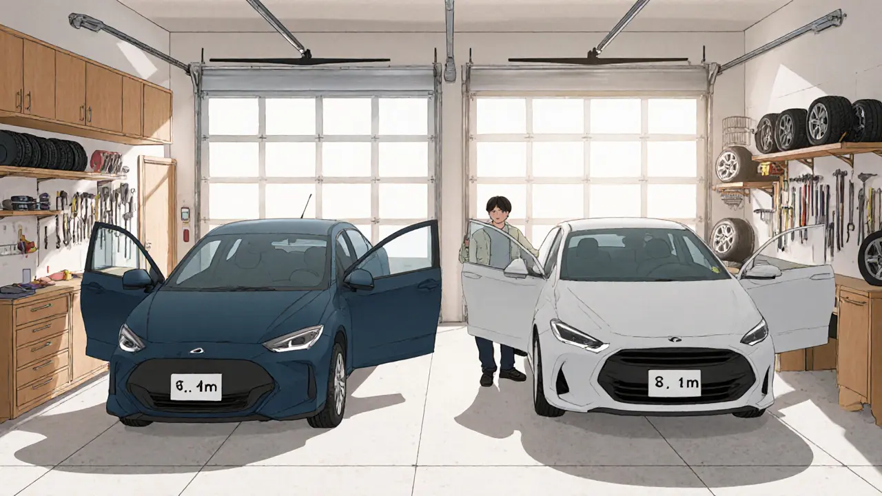 Гараж на два авто: оптимальная планировка, габариты и проходы для комфортного использования