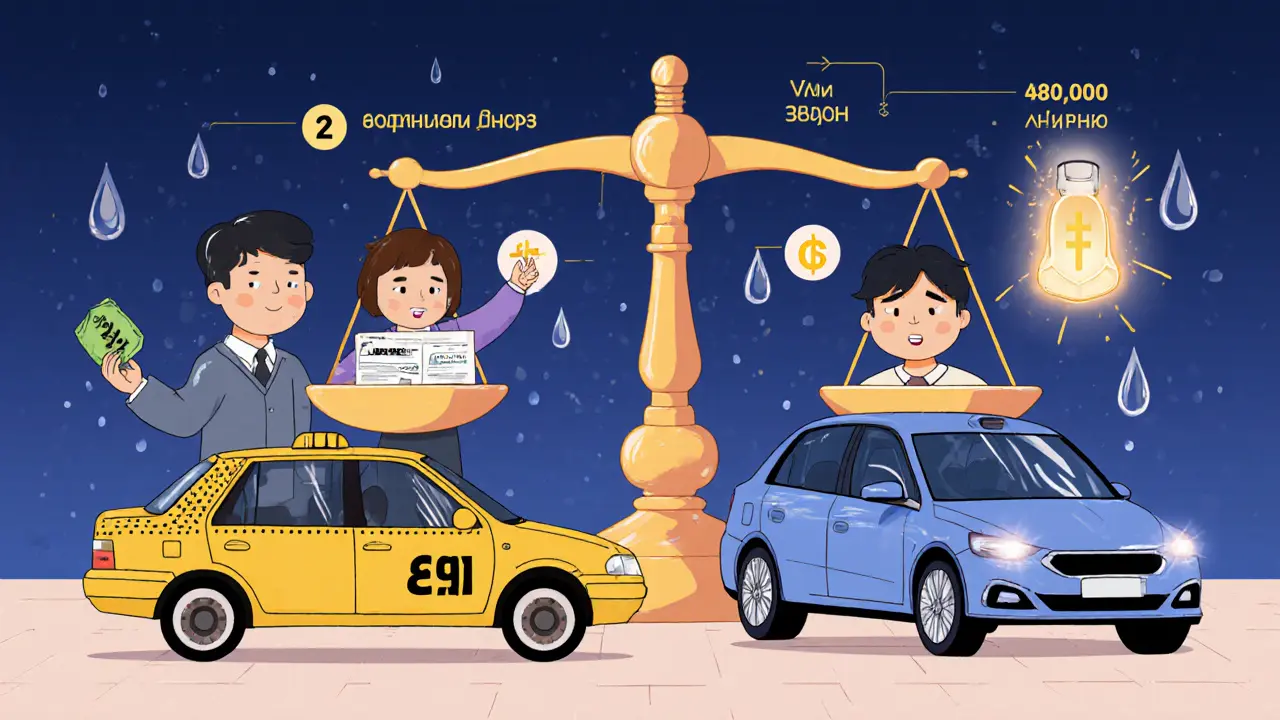 Путь таксиста от новичка до профессионала с ростом дохода и сложности работы.