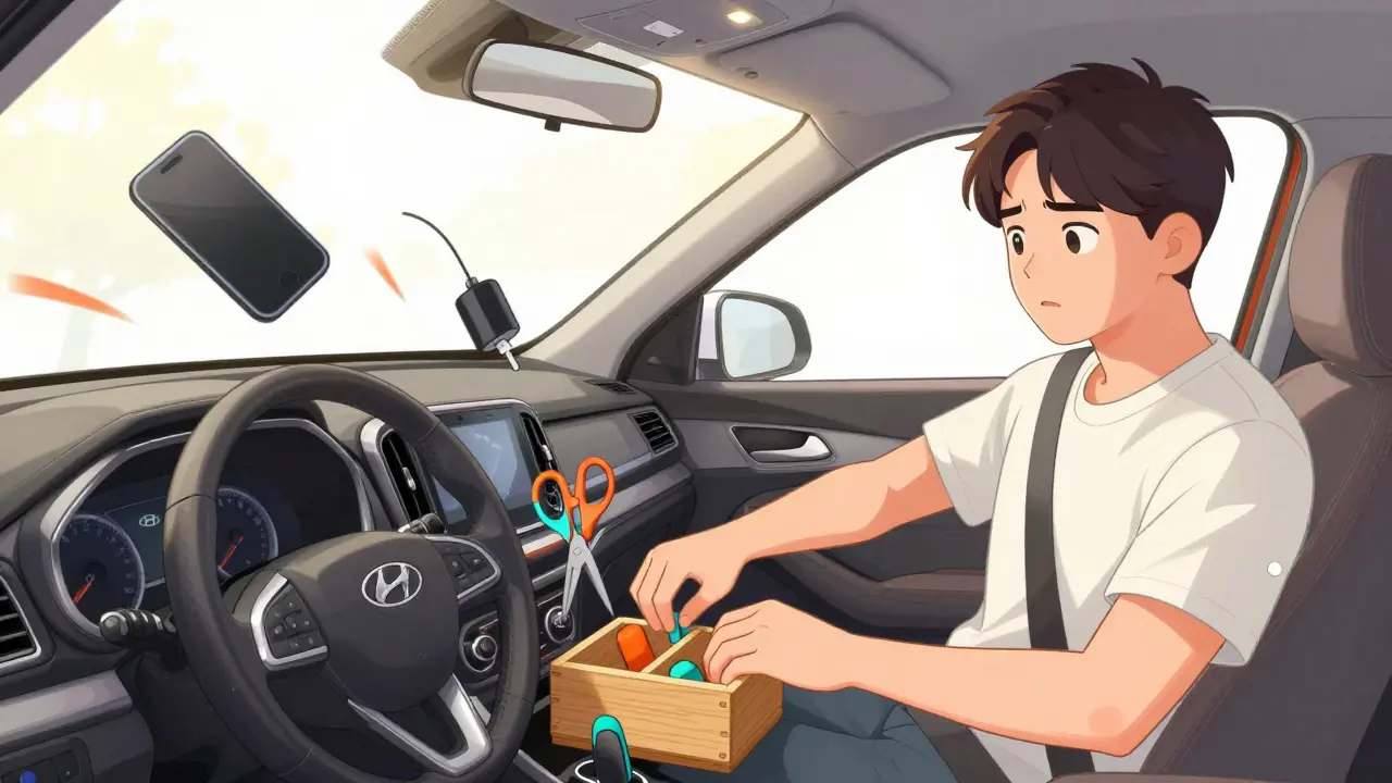 Самодельные органайзеры для мелочей в салоне автомобиля: практичные решения из подручных материалов