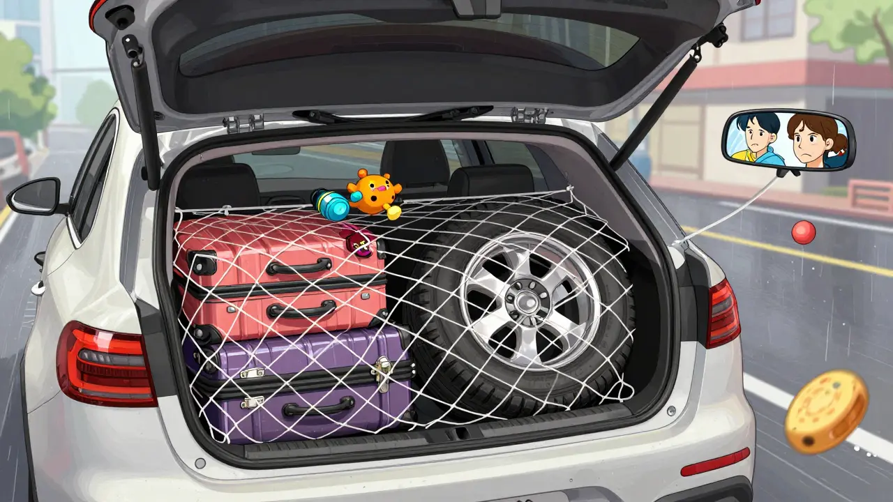 Как правильно хранить вещи в багажнике: порядок и фиксация для безопасности и удобства