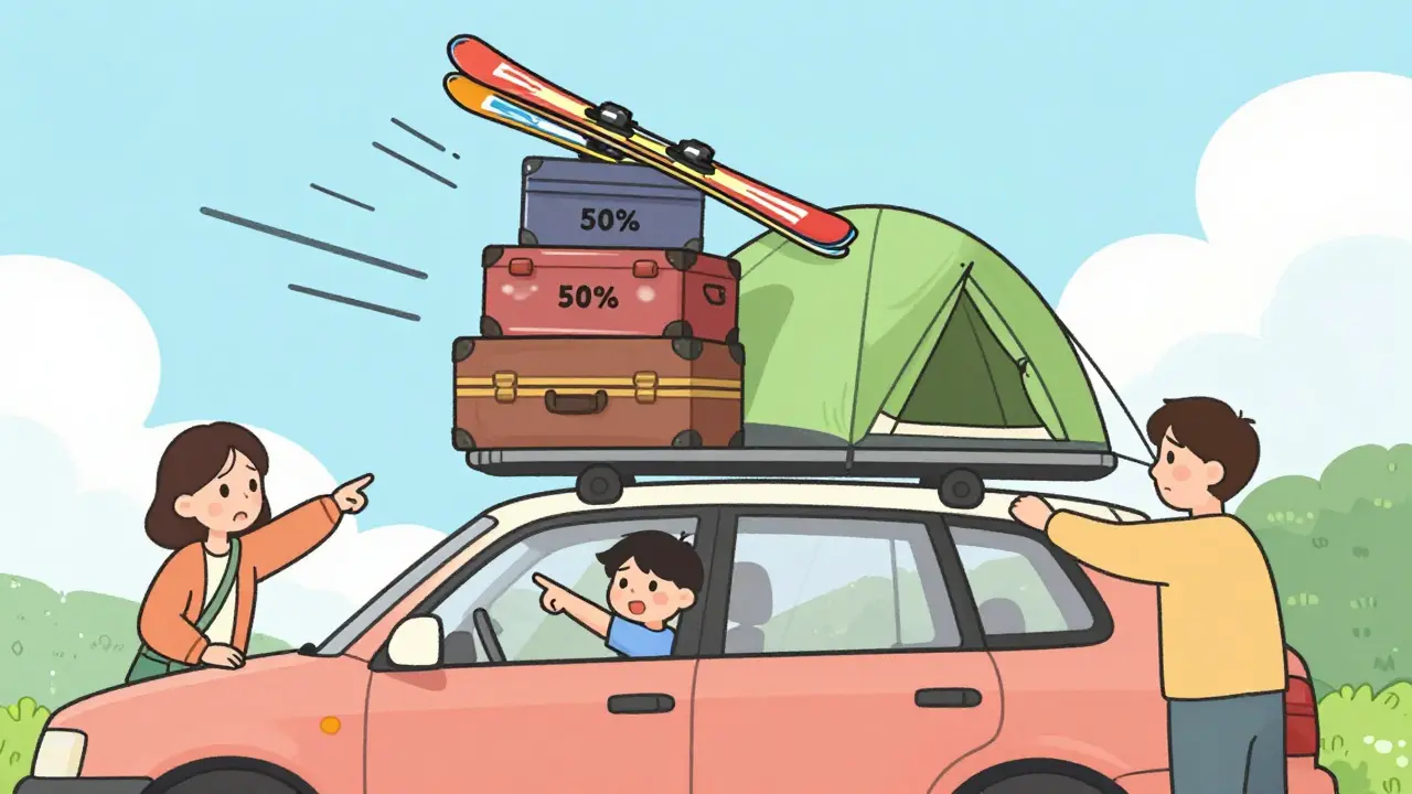 Как правильно упаковать вещи в багажник на крышу: правила распределения веса и баланса