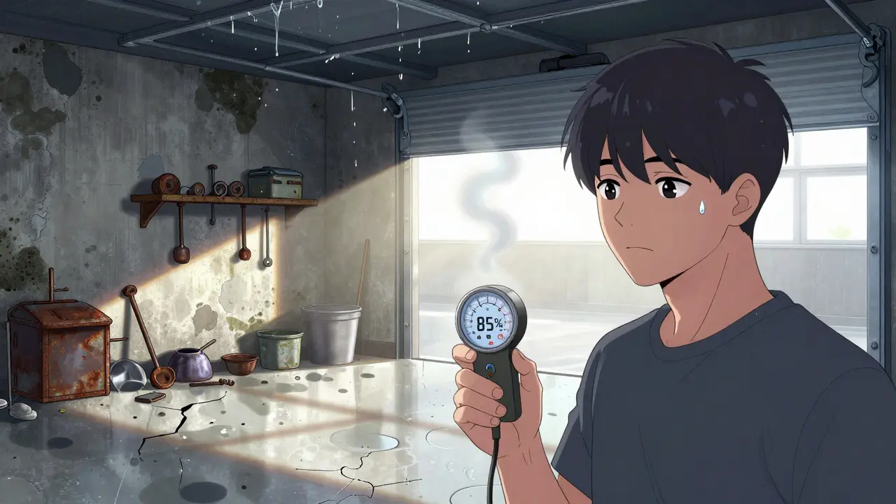 Как убрать сырость и плесень в гараже: пошаговое руководство