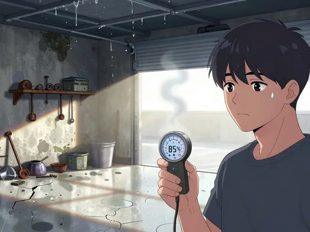 Как убрать сырость и плесень в гараже: пошаговое руководство