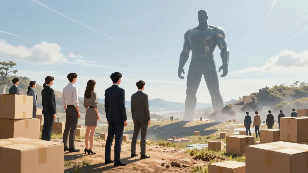 Противостояние местных предпринимателей и возвращающегося мирового гиганта в стиле вебтуна