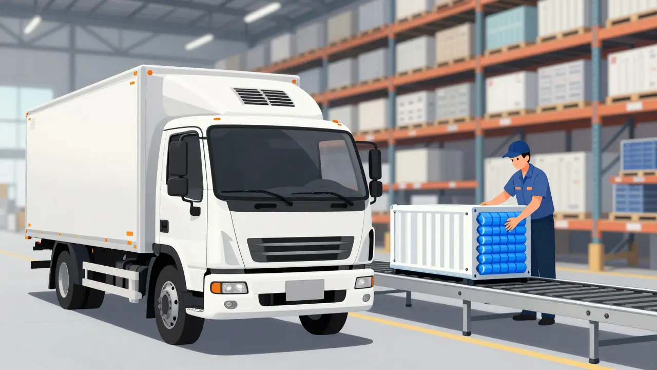 Сравнение активного охлаждения в рефрижераторе и пассивного в термоконтейнере.