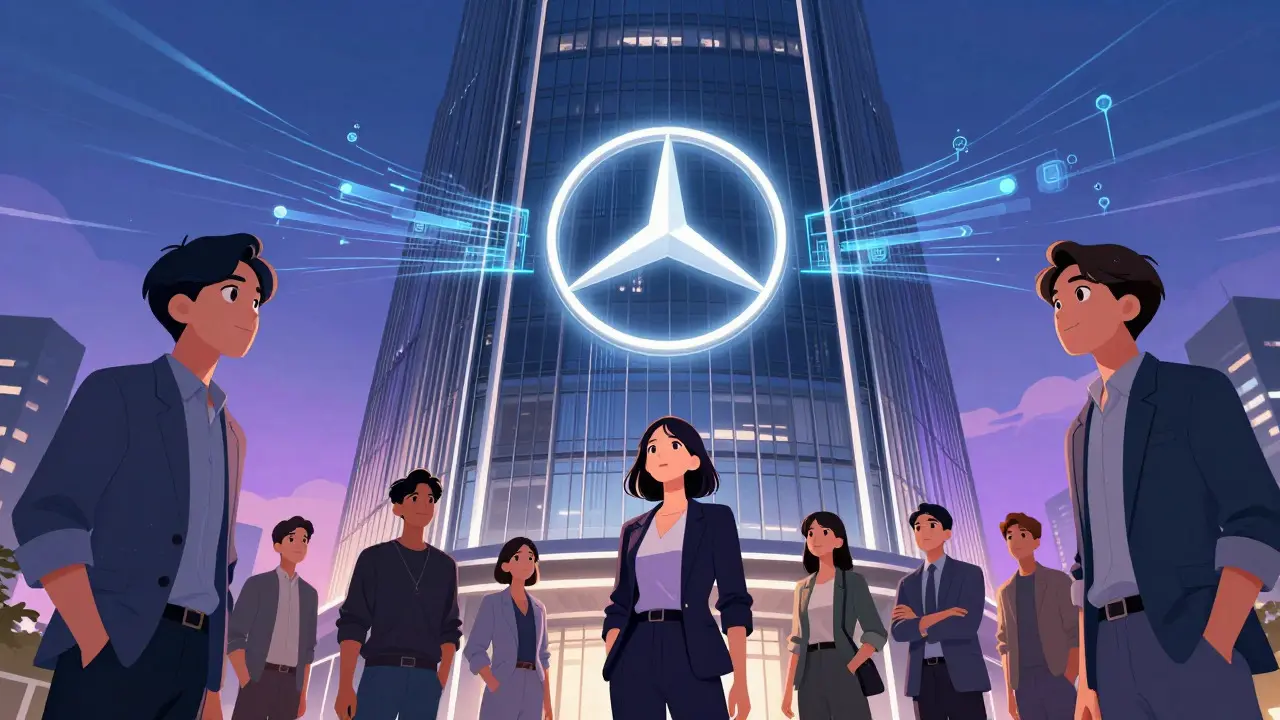 Mercedes-Benz Group: структура брендов и подразделений в 2026 году